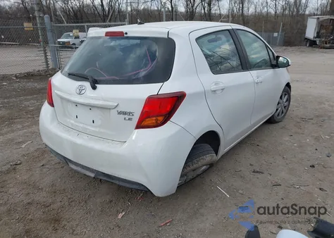 2015 Toyota Yaris Le из США, поврежденный, VIN VNKKTUD38FA037786